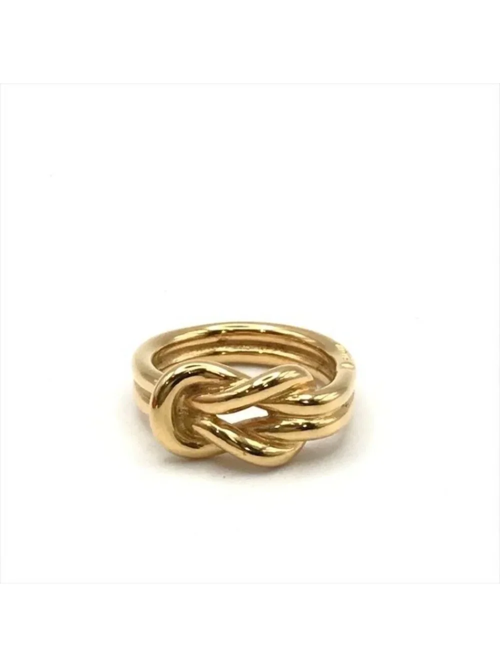 Hermes Atame Scarf Ring Gold Metal Closure - Picture 2 of 9